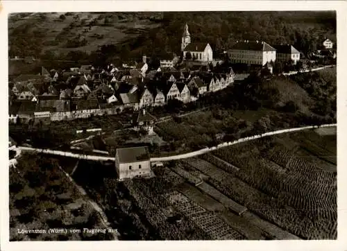 löwenstein (württ.) vom flugzeug aus (Nr. 12186)