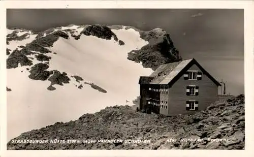 strassburger hütte gegen pannüler schrofen, oberzalim hütte,  (Nr. 12225)