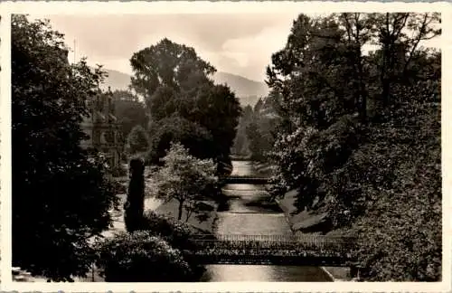 lichtentaler allee und parkanlagen, baden-baden 1938 (Nr. 12248)