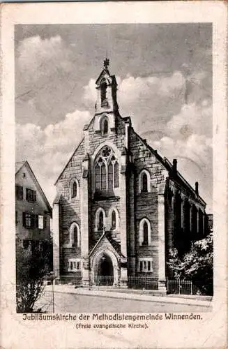 jubiläumskirche der methodistengemeinde winnenden, 1929 (Nr. 12293)