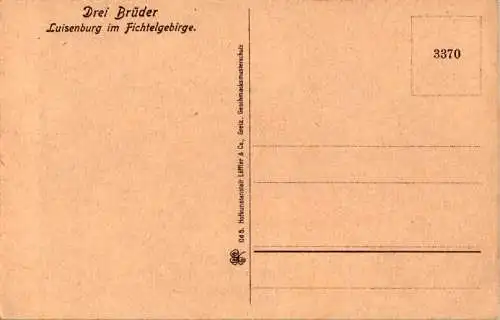 luisenburg im fichtelgebirge, drei brüder (Nr. 12323)