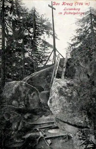 luisenburg im fichtelgebirge, das kreuz (Nr. 12328)