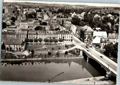 sarreguemines, moselle, le pont sur la sarre (Nr. 12401)