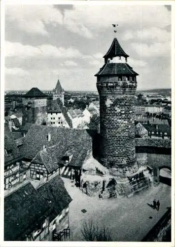 nürnberg, blick auf den sinwellturm (Nr. 12556)