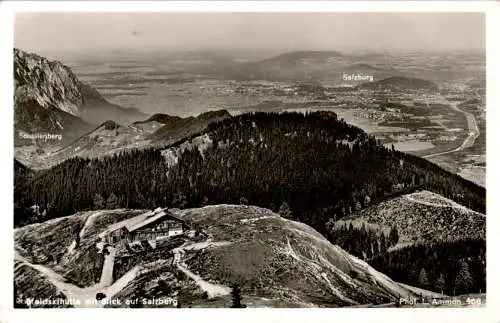 roßfeldhütte mit blick auf salzburg (Nr. 12769)