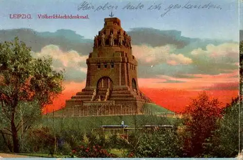 leipzig, völkerschlachtdenkmal, 1918 (Nr. 12828)