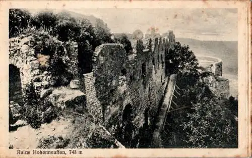 ruine hohenneuffen, 1926 (Nr. 12834)