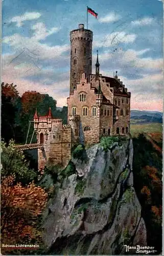 schloß lichtenstein, hans boettcher, stuttgart (Nr. 12861)