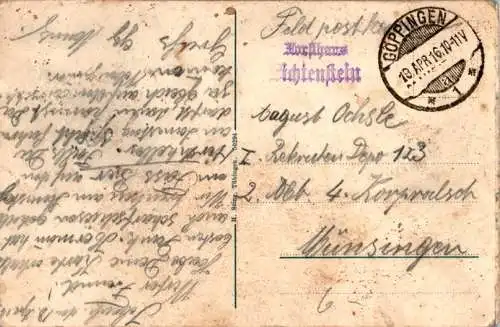s'bärbele vom lichtenstein, 1916 (Nr. 12862)