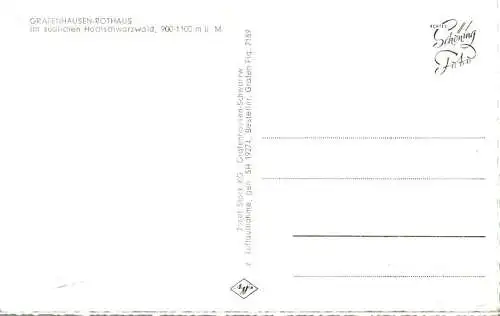 grafenhausen-rothaus im schwarzwald (Nr. 12945)