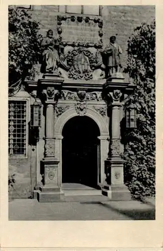 merseburg - portal im schloßhofe (Nr. 13172)