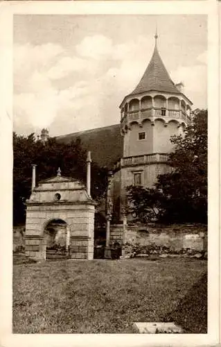 rosenburg, wartturm vom turnierhof (Nr. 13214)