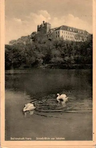 ballenstedt/harz, schloßblick von westen (Nr. 13272)