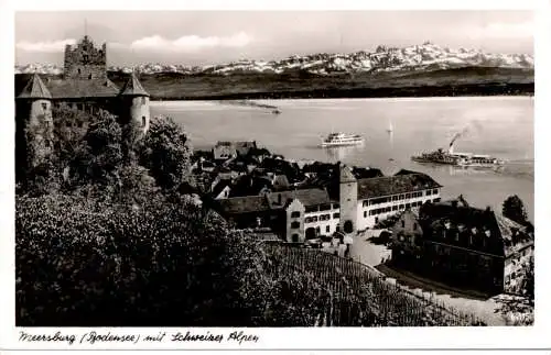 meersburg mit schweizer alpen (Nr. 13449)