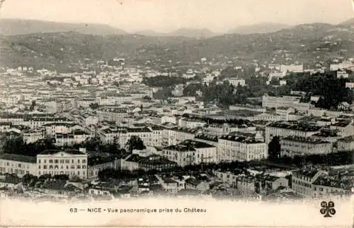 nice, vue panoramique prise du chateau (Nr. 13540)