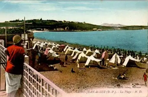 st. jean de luz, la plage (Nr. 13570)