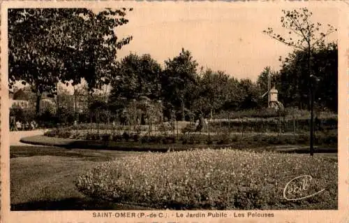 saint omer, le jardin public (Nr. 13593)