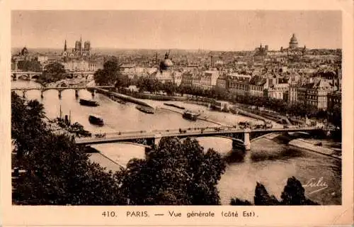 paris, vue generale (cote est) (Nr. 13617)