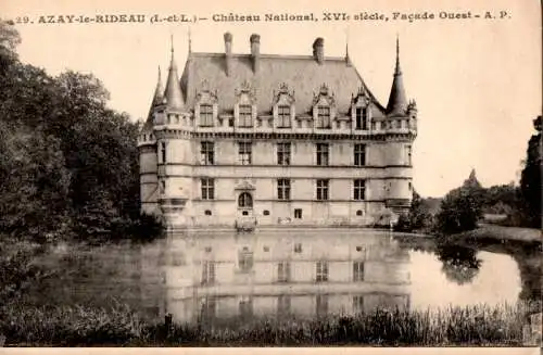 azay-le-rideau, chateau national (Nr. 13618)