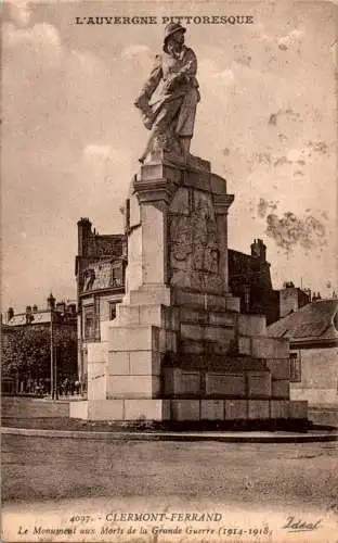 clermont-ferrand, le monument aux morts (Nr. 13625)