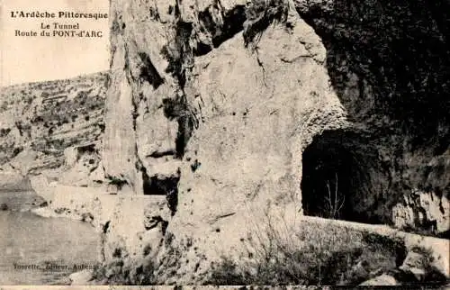 le tunnel, route du pont d'arc, ardeche (Nr. 13645)