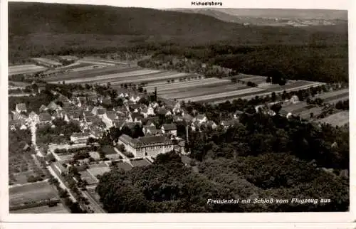 freudental mit schloß vom flugzeug aus (Nr. 13703)