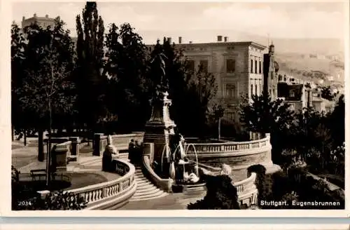 stuttgart, eugensbrunnen, 1936 (Nr. 13710)