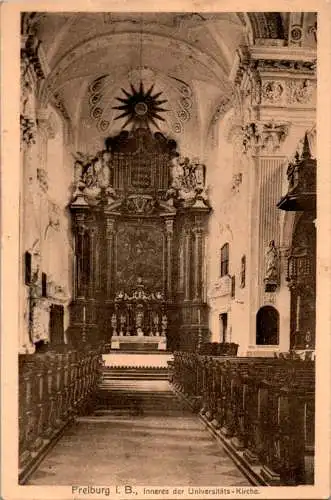 freiburg im brsg., inneres der universitätskirche (Nr. 13726)