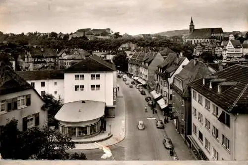 tübingen, friedrichstraße, 1955, karte hat riss unten (Nr. 13759)