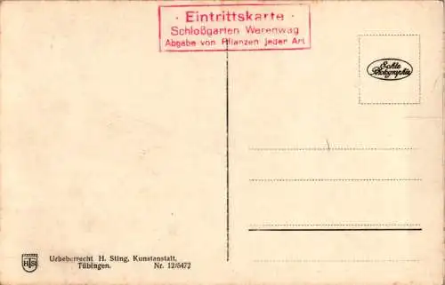 schloß werenwag, gartenpartie (Nr. 13772)