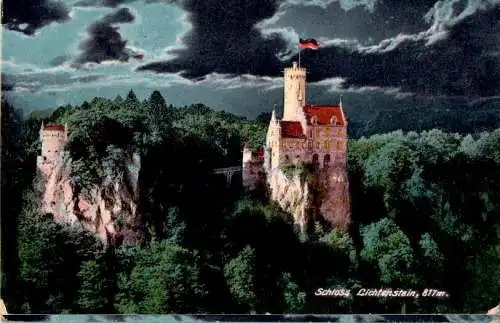 schloss lichtenstein, 1917 (Nr. 13803)