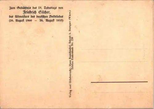 friedrich silcher, altmeister des deutschen volksliedes (Nr. 13841)