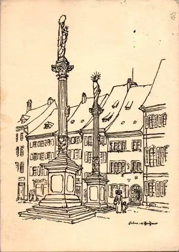 freiburg i.b., am münsterplatz, h. v. geyer (Nr. 13842)