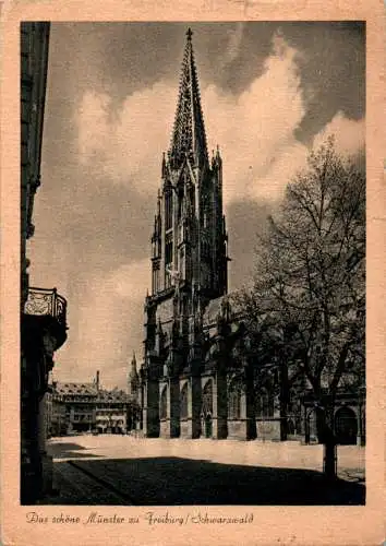 das schöne münster in freiburg/schwarzwald, 1944 (Nr. 13845)