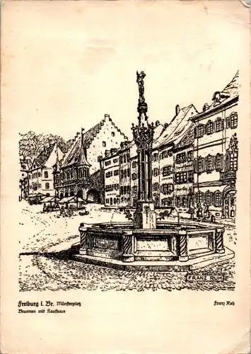 franz ruh, freiburg i. br., münsterplatz (Nr. 13852)
