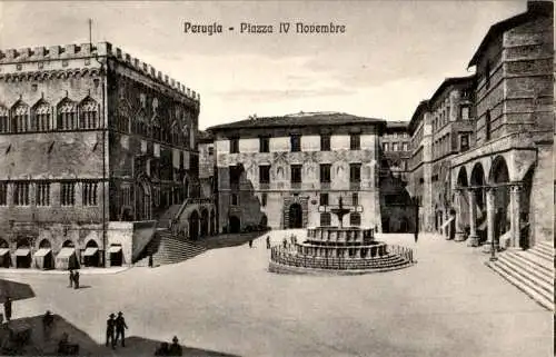 perugia, piazza iv novembre (Nr. 13855)