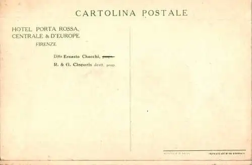 hotel porta rossa, firenze (Nr. 13876)