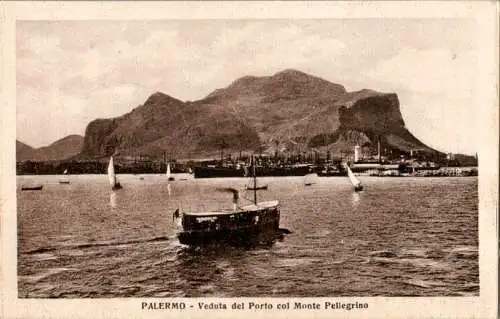 palermo, porto col monte pellegrino (Nr. 13901)