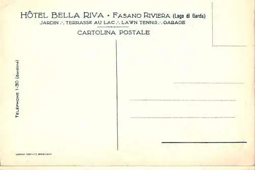 hotel bella riva, lago di garda (Nr. 13937)