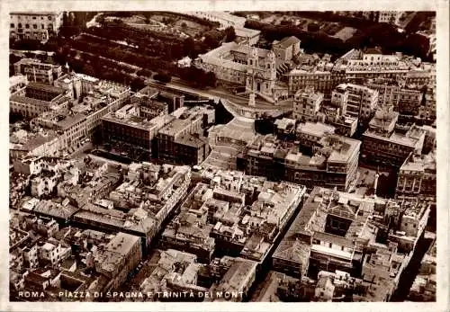 roma, piazza di spagna e trinita dei monti (Nr. 13943)