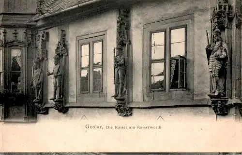 goslar, die kaiser am kaiserworth (Nr. 13966)