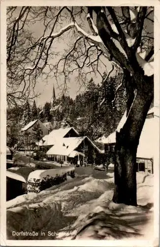 dorfstraße in schierke, im winter (Nr. 13970)