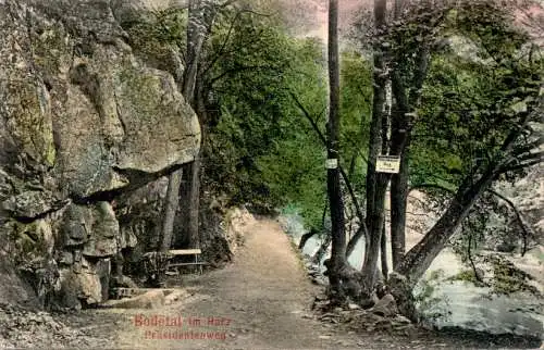 bodetal im harz, präsidentenweg (Nr. 14004)