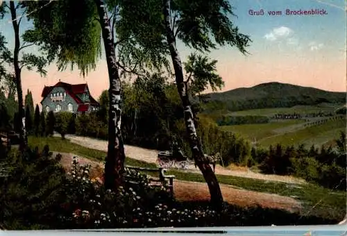 gruß vom brockenblick, bahnpost (Nr. 14006)