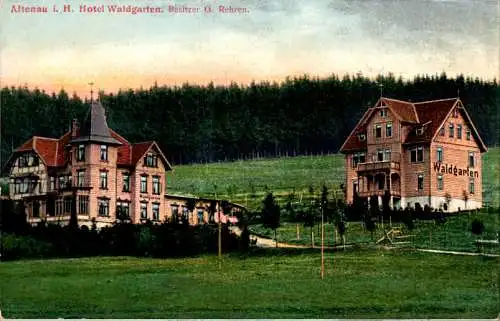 altenau hotel waldgarten, besitzer g. rehren (Nr. 14010)