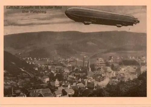 zeppelin iii über plettenberg (Nr. 14117)