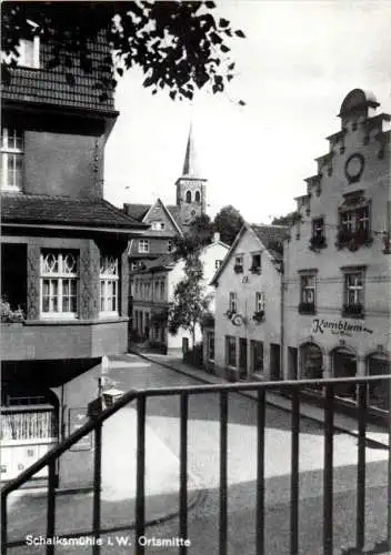 schalksmühle, dorfmitte um 1952 (Nr. 14149)