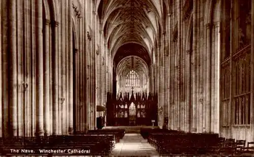 the nave, winchester cathedral (Nr. 14166)