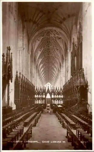 winchester cathedral, choir looking west (Nr. 14167)