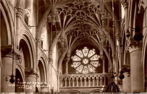 roof of choir, christchurch cathedral oxford (Nr. 14190)